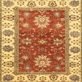 thumbnail image 1 of Ahgly Company Indoor Square Abstract Red Oriental Area Rugs, 4' Square, 1 of 6