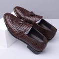 thumbnail image 6 of Full Woven Tassel Slip-On Loafer Formal Dress Shoes, 6 of 6