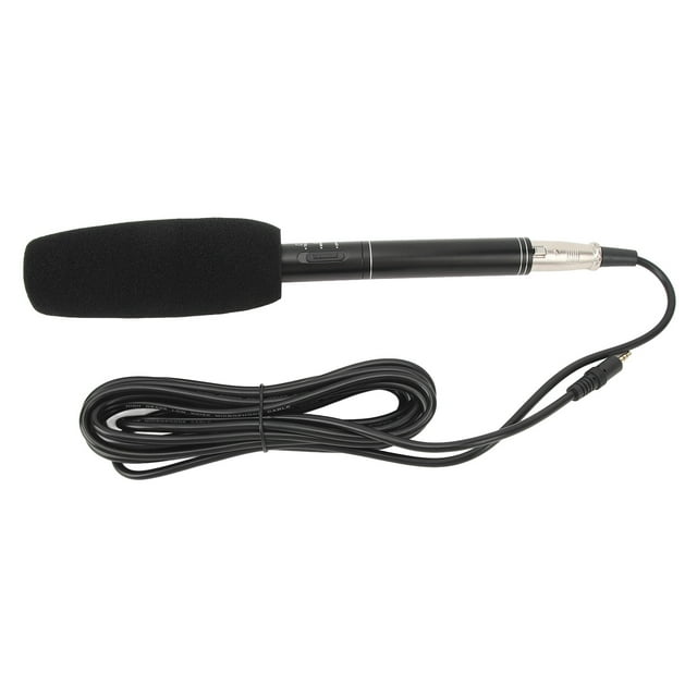 Micrófono de Condensador de Escopeta XLR, Micrófono de Condensador de Escopeta de Alta Flexibilidad para la Cámara DSLR DSLR