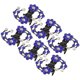thumbnail image 4 of EeaseMX 6 piezas Mini horquilla de diamantes de imitación para mujer, niña, pinza para el cabello, pinzas para el cabello con flor de ciruelo, accesorios para el cabello de novia (azul oscuro), 4 of 7