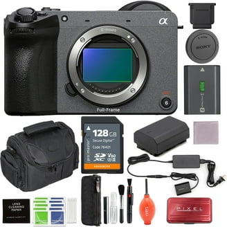Sony FX3 Full-Frame Camera with XLR Handle, 128GB SDXC Card, 2X
