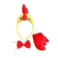 thumbnail image 1 of Animal Headband Tail Bowtie Set Halloween Cosplay for Performance Dance Prom Chick, 1 of 7