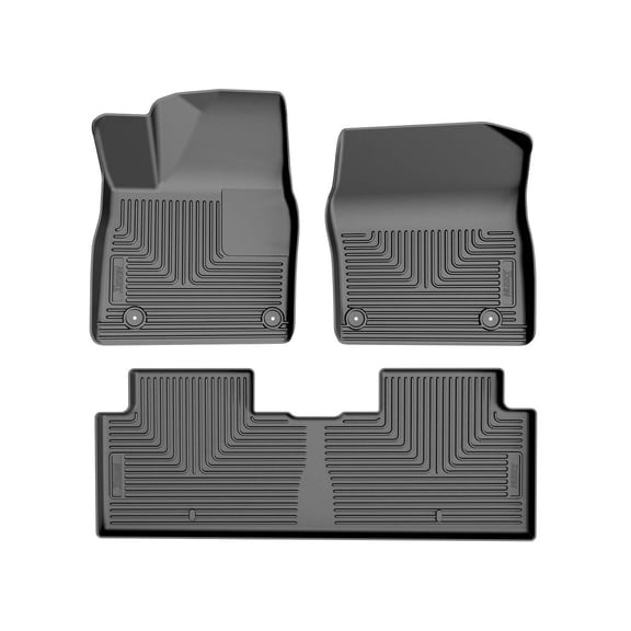Husky Liners 96541 Weatherbeater Floor Mats Fit 2022-2025 Kia EV6 - Front/2nd Seat - Black