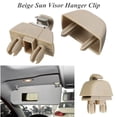 thumbnail image 2 of Scienceny Clip de soporte para parasol Interior de coche, 2 piezas, Clips de retención para vehículo, soporte de gancho, repuesto de repuestos Automoción decorativa y accesorios, 2 of 6