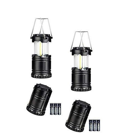 iMBAPrice 2-Pack Portable Led Camping Lantern with Hanging Hook - Best Outdoor & Indoor Emergency Light/Hurricane/Power Outage/Tent Lamp with (Best Camping Power Pack)