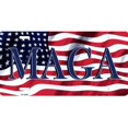 thumbnail image 1 of MAGA Flag Metal License Plate, 1 of 1