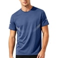 thumbnail image 4 of JTSRKL Mens Quick Dry Athletic Tees Sun Protection Breathable Lightweight Flex Athletic Gym Rash Guards Summer Running Daily Comfort Soft Tops, 4 of 7