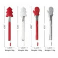 thumbnail image 2 of Christmas Kitchen Tongs, Stainless Steel Silicone Cooking Tongs with Non-Stick Silicone Tips Xmas Decor, 2 of 5