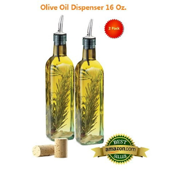 Tablecraft Olive Oil Dispenser 16 Oz. Set of 2