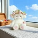 thumbnail image 4 of Bonita almohada de peluche de cordero con sombrero de ramo de rosas | Peluche suave para niños y niñas | Decoración infantil abrazable y regalo de cumpleaños, 4 of 7