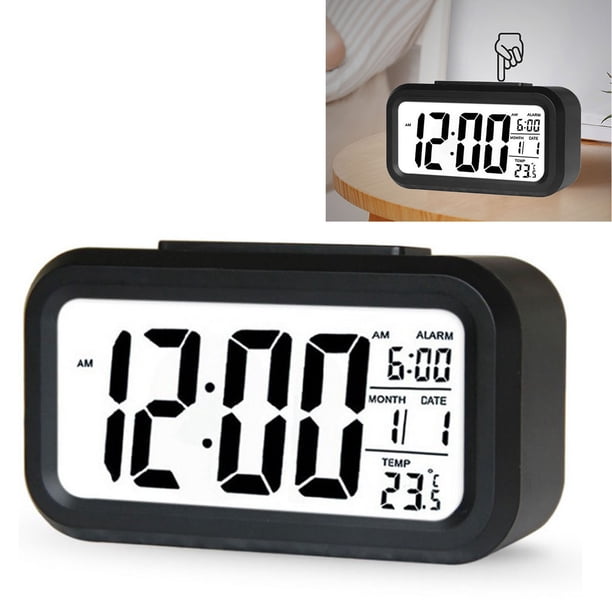 Reloj despertador electrónico Jadeshay inteligente recargable para Estudiantes