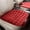 Red #4, variant on Car Seat Cushion, Memory Silk Wadding, Non-Slip Rubber Bottom, Storage Pouch, Universal Fit, Comfortable Ride, Soft Support, Handy Storage, Car Seat Pad, 52x49cm, 1pc, Premium Comfort,