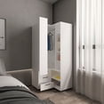 thumbnail image 2 of Toulouse Corner Armoire Wardrobe Console Smart Space-Saving Design Featuring Double Access, 2 of 4