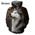 thumbnail image 3 of Nuevas sudaderas con capucha con estampado 3D de perro husky para hombre, sudaderas con gráficos de animales, sudaderas de moda de manga larga, ropa para mujeres y niños, 3 of 5