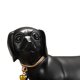thumbnail image 5 of Estatua de perro salchicha, estatua artística de animal, figura de escritorio, adorno de perro salchicha Negro, 5 of 6