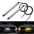 thumbnail image 2 of universal led luz de señal de giro 2 pcs/set auto faro tira secuencial coche drl luz diurna de funcionamiento huangjie unisex, 2 of 2