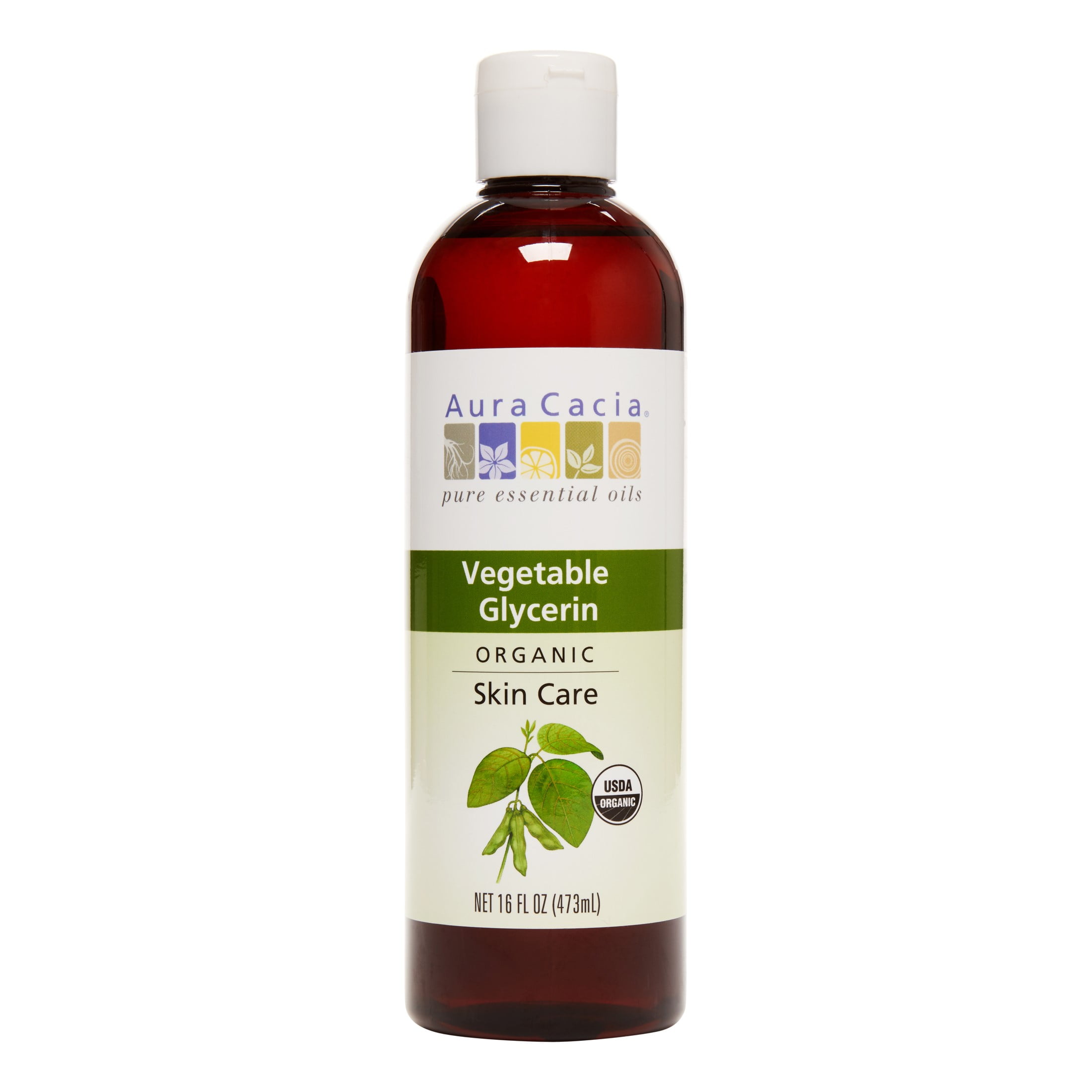 Aura Cacia Skin Care Oil, Vegetable Glycerin, 16 Fl Oz