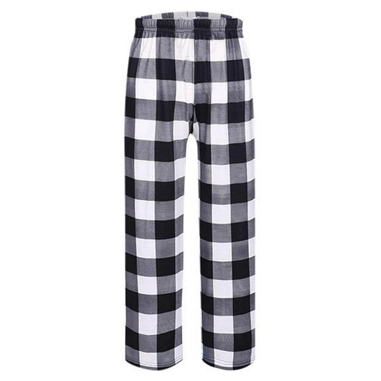 NIEWTR Boys Fleece Pajama Pants Girls' Pajama Bottoms Boys Plaid