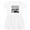 White with Speckles, variant on Inktastic Weekends Are for Racing Race Car Silhouette and Racing Flag Girls Toddler Dress