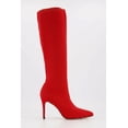 thumbnail image 3 of Women's Pointed Toe Knee High Stiletto Sock Boots, 3 of 6
