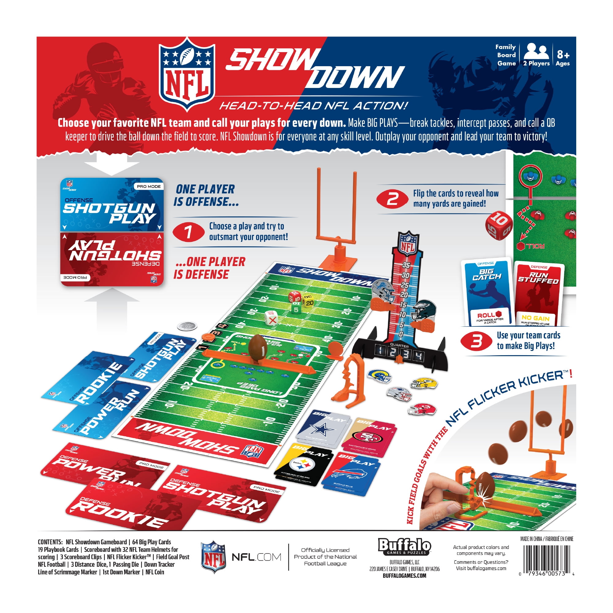 Buffalo Games NFL Showdown Board Game for Ages 8+