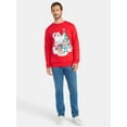 thumbnail image 2 of Rudolph Men's and Big Men's Christmas Graphic Sweatshirt, Sizes S-3XL, 2 of 5