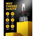 thumbnail image 2 of Bombillas LED antiniebla AUXITO PSX24W 2504 6000 LM 6500 K, paquete de 2, 2 of 7