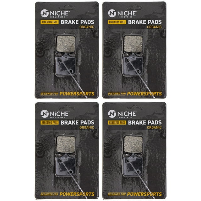 Niche Front Brake Pad Set for BMW S1000RR Organic Motorcycle 4 Pack 519-KPA2548D