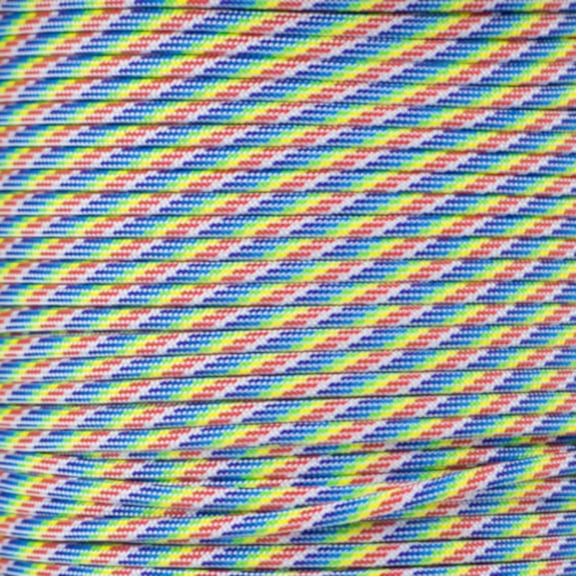 Paracord Planet 10', 25', 50', 100' Hanks & 250', 1000' Spools of Parachute 550 Cord Type III 7 Strand Paracord in Over 45 Warm Color Dominant Color Patterns