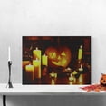 thumbnail image 2 of Northlight LED Lighted Jack-O'-Lantern and Candles Halloween Wall Art - 19.5" - Warm White, 2 of 3