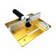 thumbnail image 4 of Placa de inserción de enrutador de aluminio Placa de inserción de mesa de enrutador Montaje de inserción superior de mesa Dorado Sharpla inserto de placa de enrutador, 4 of 7