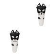 thumbnail image 1 of Eigraketly Golf Putter Headcover Dog Pattern Club Non-Slip Protector Cover  Head Negro 2piezas, 1 of 1