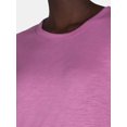 thumbnail image 4 of Time and Tru Women’s Slub Jersey Crewneck Tee with Short Sleeves, Sizes XS-XXXL, 4 of 5