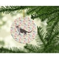 thumbnail image 2 of Lykoi #2 Cat Christmas Ceramic Ornament 2.8 in x 2.8 in, 2 of 3