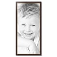 thumbnail image 2 of ArtToFrames 18" x 40" Mahogany and Gold Slope Picture Frame, 18x40 inch Brown MDF Poster Frame (WOM-4447), 2 of 8
