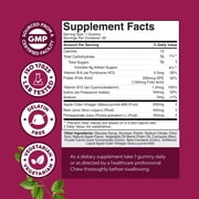 Natures Craft Apple Cider Vinegar Gummies Natural Energy Supplement with Mother, 60 Count