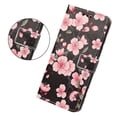 thumbnail image 4 of Leather For Samsung Galaxy S24+ 5G 6.7-inch Wallet Case Crystal Material  Butterflys&Flowers, With Card Holder,Wristband， Magnetic Clasp Kickstand Folio Cover,Color-5,For Galaxy S24+ (5G), 4 of 10