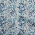 thumbnail image 1 of oneOone Rayon Medium Blue Fabric Abstract Floral Craft Projects Decor Fabric Printed By The Yard 56 Inch Wide-1ra, 1 of 5