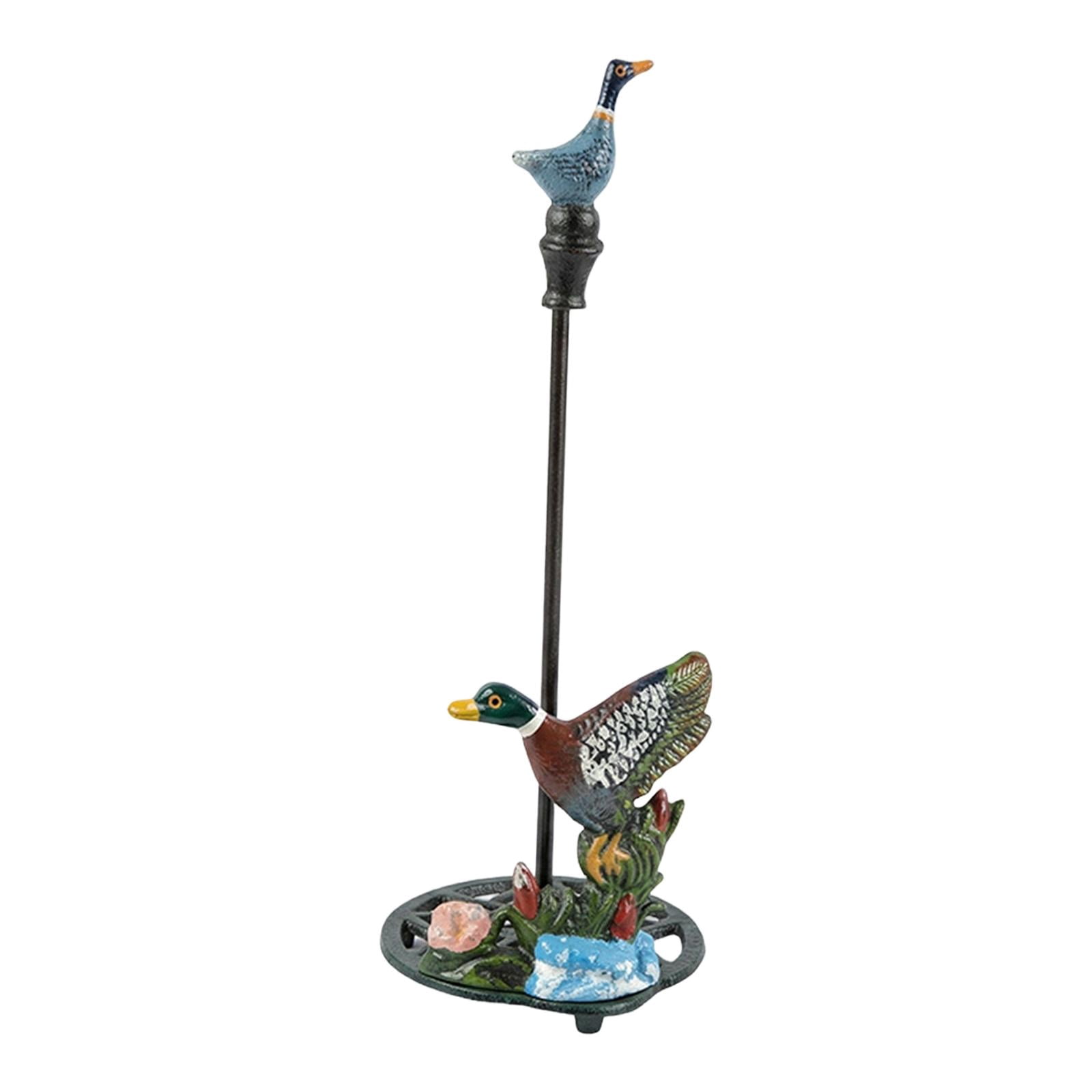 Fiocias Duck Paper Towel Holder Stand Bathroom Kitchen Use Premium Paper Roll Holder