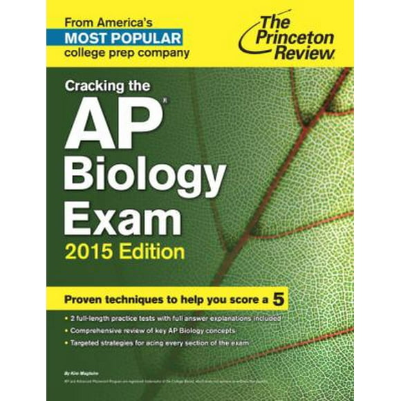 Cracking the AP Biology Exam, 2015 Edition 9780804125246 Used / Pre-owned