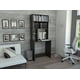 thumbnail image 2 of Escritorio Lírico Wengue con Librero Superior Virtual Muebles, 2 of 8