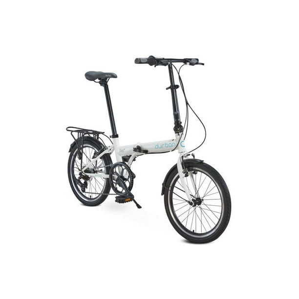 20" Durban Bikes Bay Up Folding Bike, White