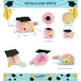thumbnail image 4 of DolliBu Super Soft Rainbow Whale Graduation Plush Toy – Cute Plush Graduation Whale Stuffed Animal Dress Up in Black Graduation Cap with Tassel – Congratulatory Graduation Gift – 7 Inches, 4 of 6