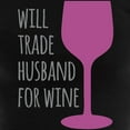 thumbnail image 3 of CafePress - Husband For Wine - Women's Dark Pajamas, 3 of 4