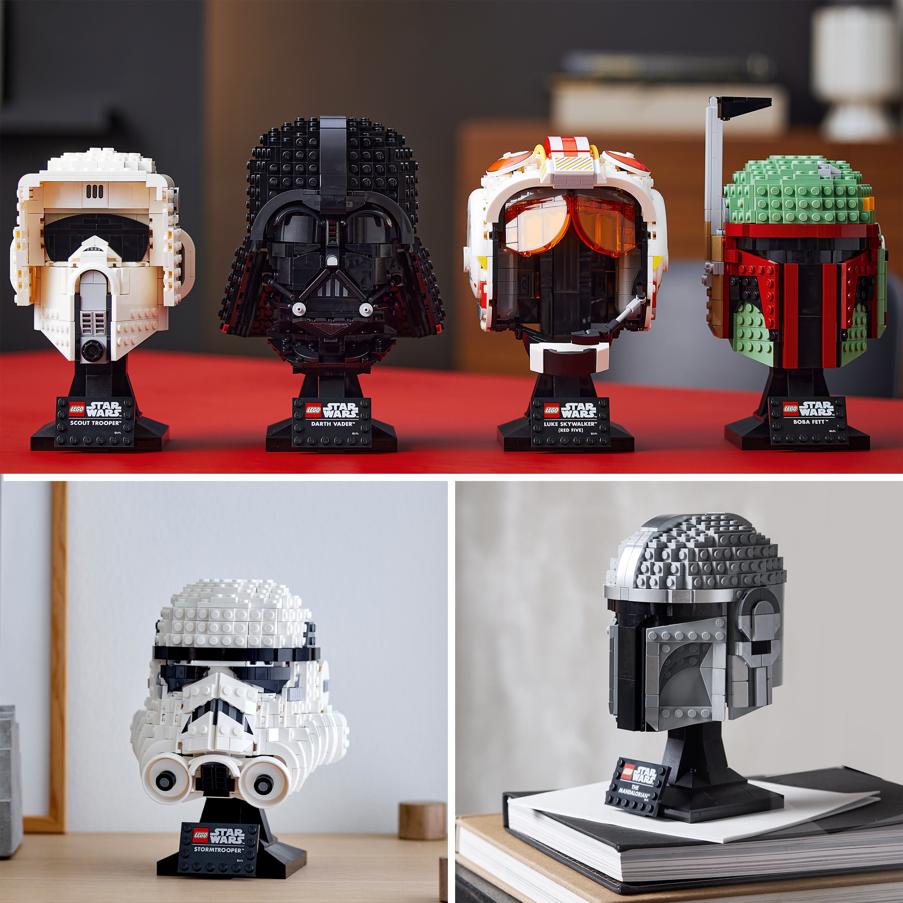 ▻ Nouveaux casques LEGO Star Wars 2022 : 75327 Luke Skywalker Red Five et  75328 The Mandalorian - HOTH BRICKS