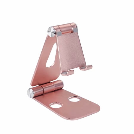 Dteck Cellphone Stand Holder  Aluminum Desktop Foldable Phone Stand For iPhone Xs Max / Smausng Galaxy Note 9 / S9 Plus and more phones - Rosegold price history on PriceWatchPro