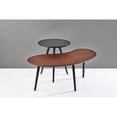 thumbnail image 7 of Adesso Gilmour Mid-Century Wood Nesting Coffee Table Set, Walnut, 7 of 7