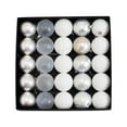 thumbnail image 4 of InsCrazy 25PC Christmas Ball Ornaments Christmas Decorations for Xmas Tree, Holiday, Wedding, Party 2.36inch/60mm Shatterproof Indoor Christmas Decorations Assorted Decorative Balls, 4 of 8