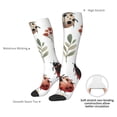thumbnail image 4 of Susaid Watercolor Ladybug Print Thermal Winter Socks for Men and Women, Warm Crew Hiking Socks, for Boots and Outdoor Activities, 4 of 6