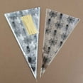 thumbnail image 4 of Halloween Candy Bags, Transparent Cellophane Coned Bags, Spider Net Pattern Design, Includes 100 Ties, Perfect for Halloween Party Favors, Trick or Treat, 17X33Cm, 100 Pieces Set, 4 of 4